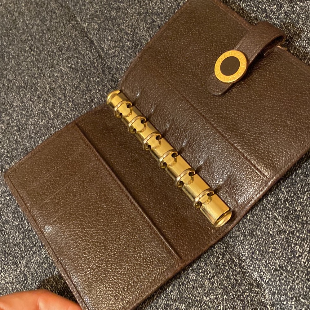 Bulgari Brown Leather Wallet - Picture 3 of 5
